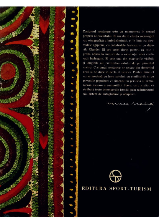 România Din tezaurul portului popular tradițional 1977 - Tancred Bănățeanu